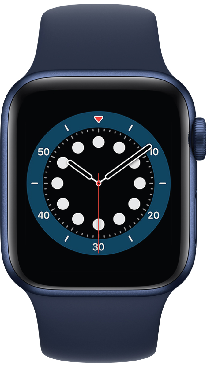 Apple Watch Series 6 44mm GPS Smart Watch - Blue Aluminum Case with