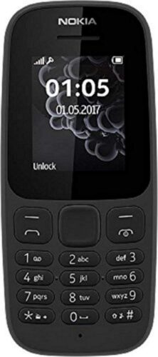 Nokia 105 4MB Phone – Black