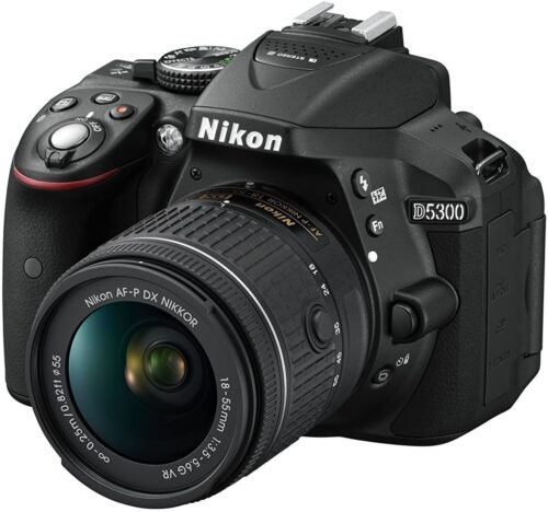 Nikon D5300 24.2MP Wi-Fi DSLR Camera – Black