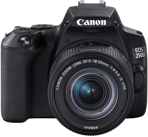 Canon EOS 250D 24.1MP DSLR Camera – Black