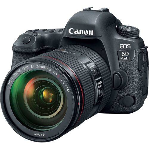 Canon EOS 6D Mark II 26.2MP Wi-Fi DSLR Camera – Black