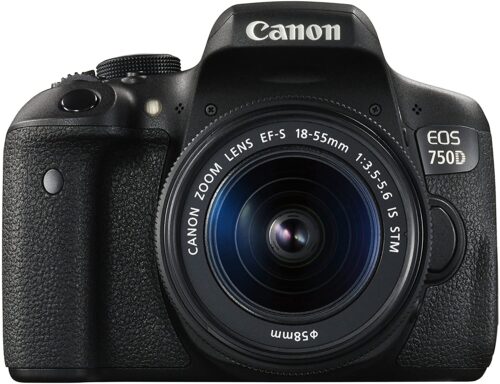 Canon EOS 750D 24MP DSLR Camera – Black