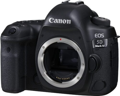 Canon EOS 5D Mark IV 30.4MP 4K Wi-Fi DSLR Camera (Body Only) – Black