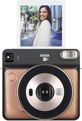 Fujifilm Instax Square SQ6 Instant Film Camera – Blush Gold