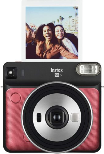 Fujifilm Instax Square SQ6 Instant Film Camera – Ruby Red