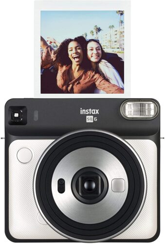 Fujifilm Instax Square SQ6 Instant Film Camera – Pearl White