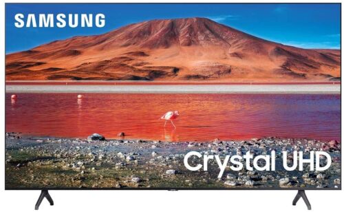 Samsung Class TU7000 55-inch Crystal Ultra HD 4K LED Smart TV (2020) – Black