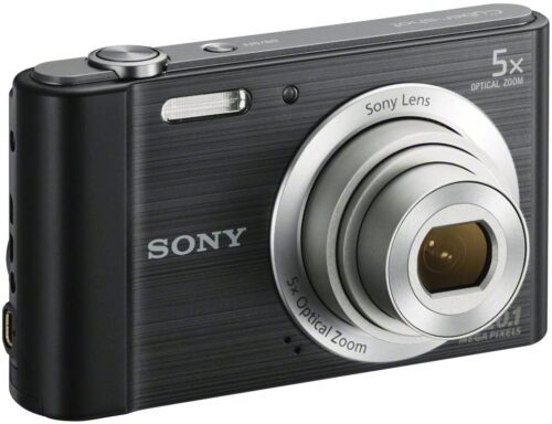 Sony Cyber-shot DSC-W800 20.1MP Compact Digital Camera – Black