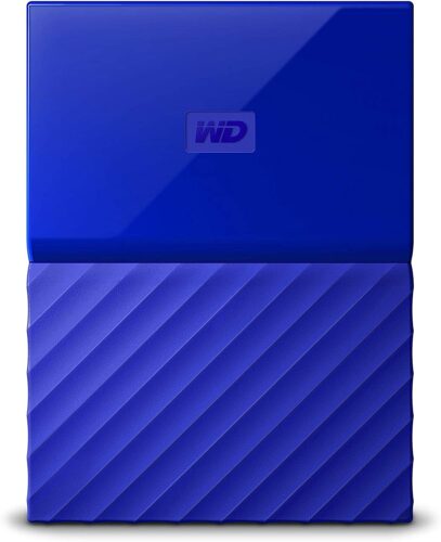 WD 2TB My Passport USB 3.0 External Hard Drive – Blue