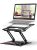 Smilee Adjustable Laptop Stand for Desk, Multi-Angle Laptop Holder for Laptop up to 15 inches, Compatible for MacBook Pro/Air, Surface Laptop – Black