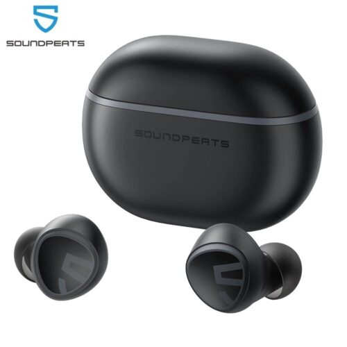 SoundPEATS Mini Bluetooth V5.2 Wireless Earbuds – Black