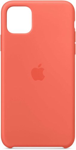 Apple iPhone 11 Pro Max Silicon Case – Clementine Orange